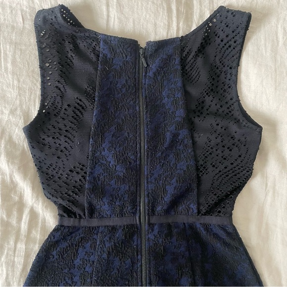 Anthropologie Moulinette Soeurs Larkin Dress, Navy/Black Size 2/Small - Picture 11 of 13